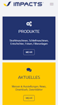 Mobile Screenshot of impactsgmbh.com